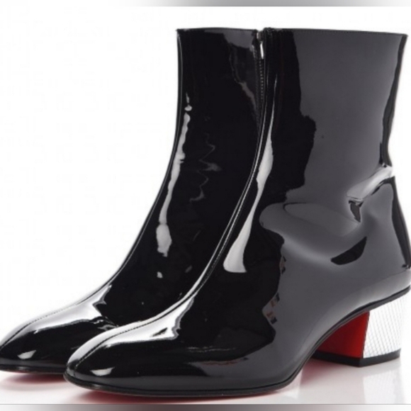 Louboutin Patent Leather Disco Boots Size 6 - Picture 13 of 13